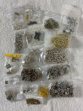Jewelry Making Supplies Beads Charms Chains For Crafting And Upcycle